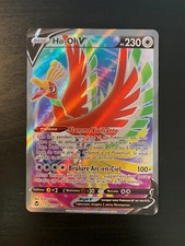 Carte Pokémon : Ho-Oh V 187/195 Tempête Argentée Française