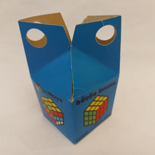 Cubo di Rubik vintage originale Ungheria Politoys anni 80 + scatola - Foto 16 di 18