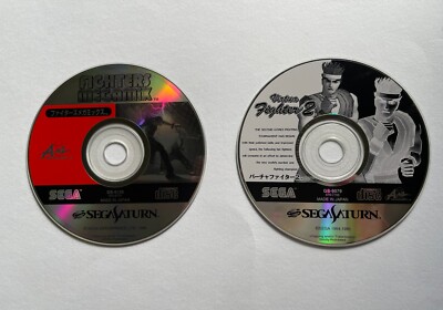 Sega Saturn Virtua Fighter 2 & Fighters Megamix SS 2 Lot