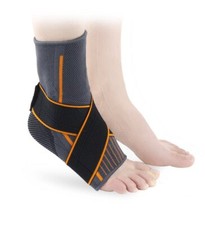 Adjustable Unisex Compression Support Sleeve Ankle Brace for Weak Ankles