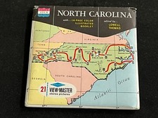 Sawyer's View-Master Set A890 NORTH CAROLINA Circa 1962 Issue