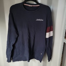 Jack  Jones Mens Navy Crewneck Jumper UK Size XL