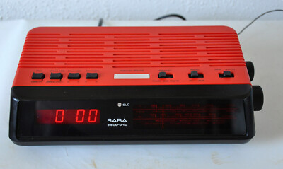 Saba electronic computer clock W Radiowecker