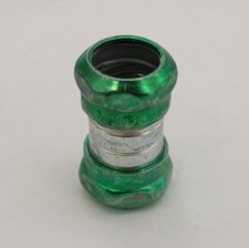 Green 1/2" Compression Coupling Lot of 4