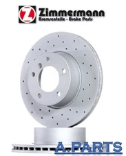 Zimmermann 2x brake disc ø348 mm drilled front BMW X4 F26 M40i