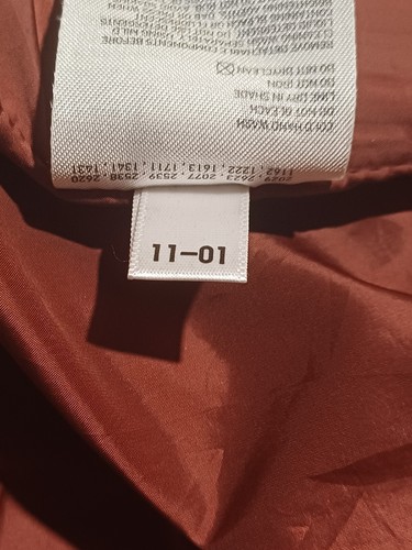 Uniqlo Daunen gefütterte Jacke Herren mittelbraun Kapuze durchgehender Reißverschluss leichter Mantel - Bild 10 von 11