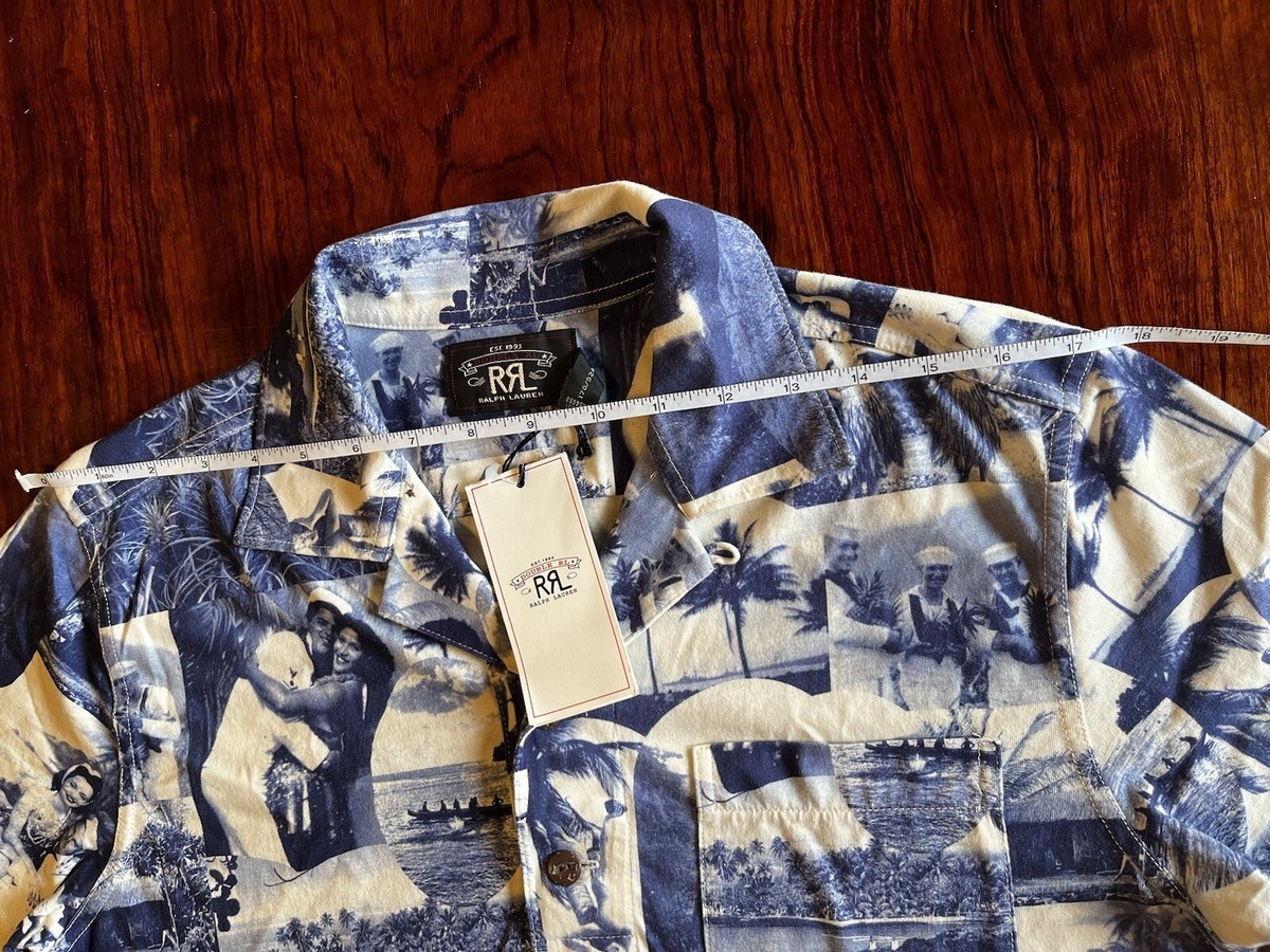RRL USN Aloha Hawaii Shirt S | eBay