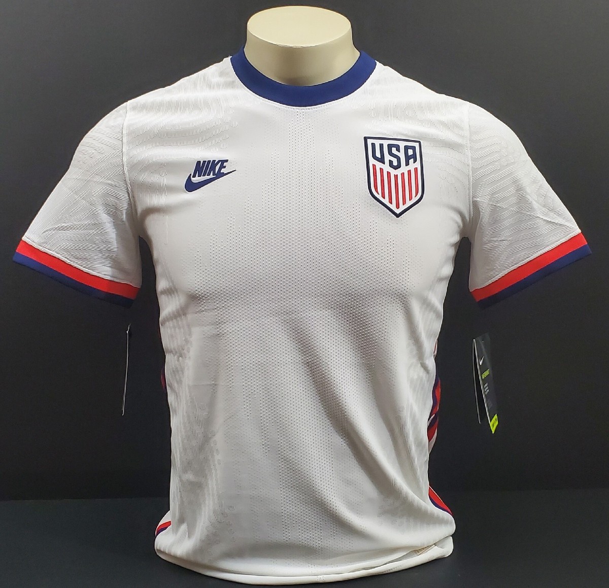Nike USA 2020 Home Vapor Match Jersey, White/Navy/Red, Size S | eBay