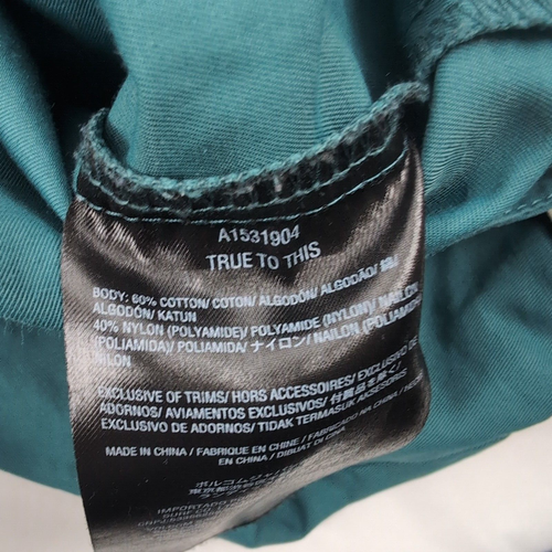 Volcom Men's Blue/Teal/Green 1/4 Quarter Zip Cinched Waist Kangaroo Pocket, XXL - Picture 10 of 12