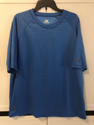 トップス L Men's ZX Bright Blue ZEROXPOSUR UPF Sun Protection 50+ Top XXL/XXG
