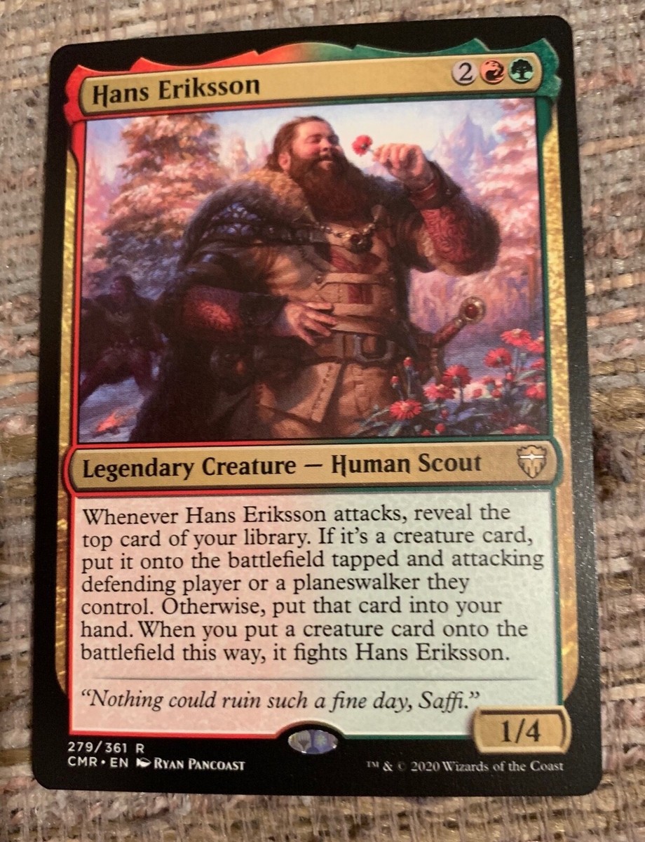Ｒ Hans Eriksson - MTG Magic Cards - CMR Commander Legends | eBay