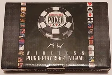 World Series of Poker Wireless Plug & Play TV Game 15 Games in 1 Easy Connect
