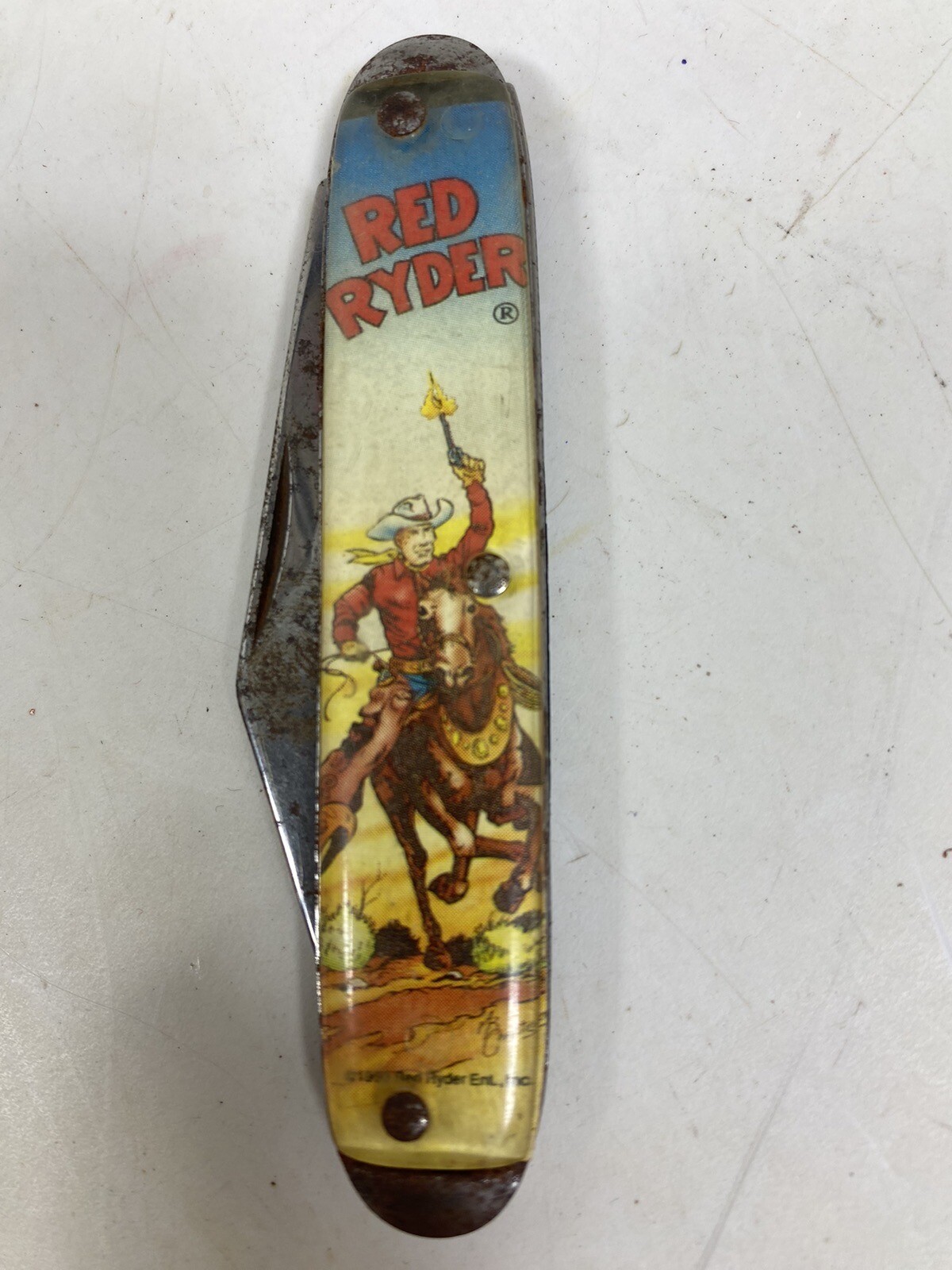 Vintage Novelty knife co Red Ryder pocket knife USA. eBay