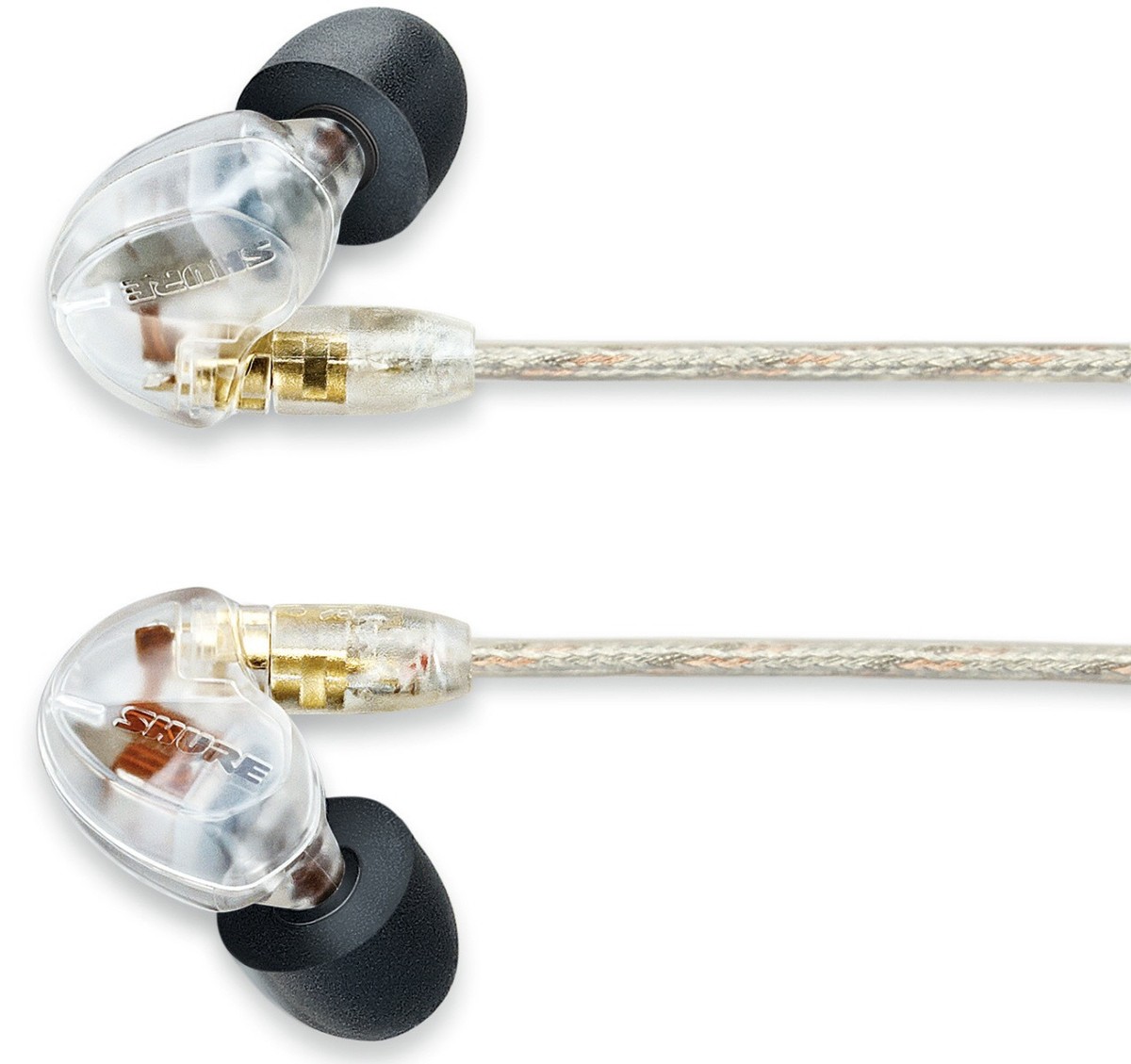 SHURE SE425-CL-A クリア　使用済み Shure SE425 CL Balanced Sound Isolating Earphones (Clear