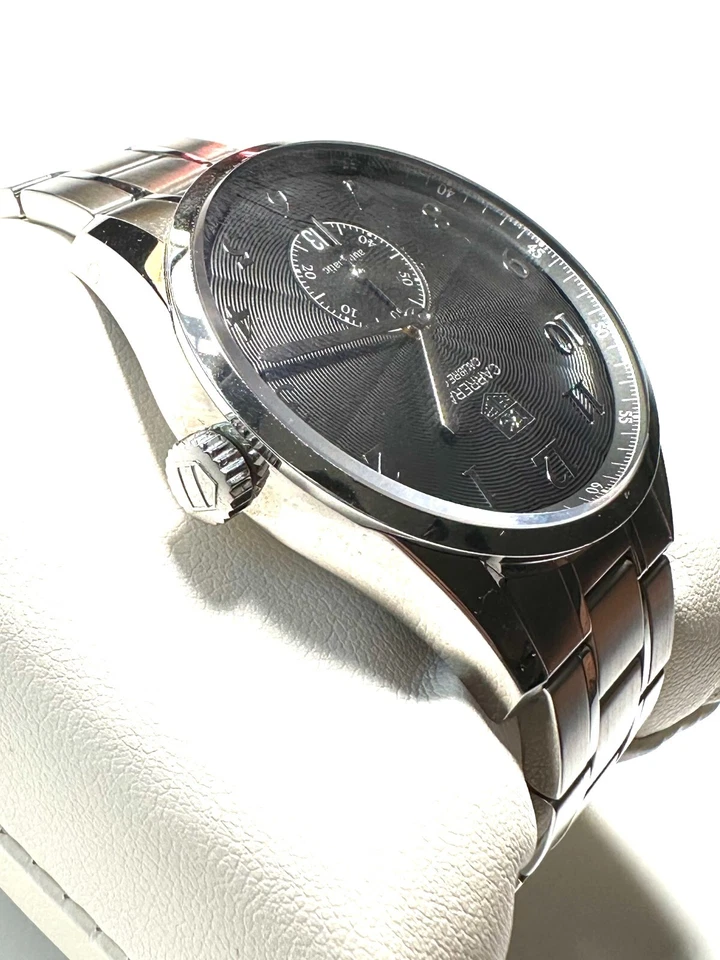 Tag Heuer Carrera Calibre 6 Esfera Negra Reloj Automático con Coctelera! Foto 4 de 4