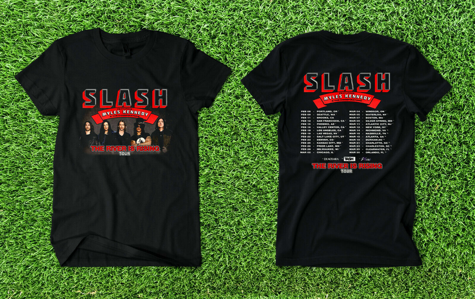 Official Guns N Roses And Slash Tour ft Myles Kennedy And The Conspirators  The River Is Rising Tour 24 Schedule List T-Shirt, hoodie, sweater, long  sleeve and tank top