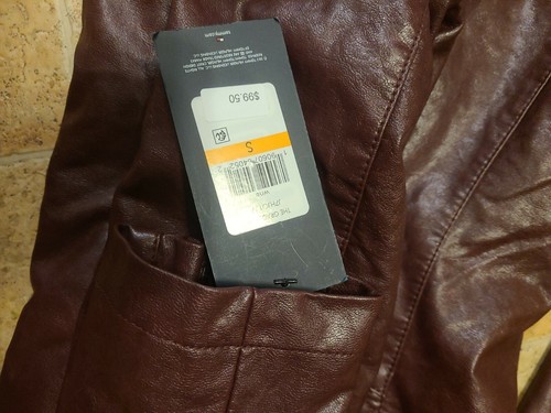 Tommy Hilfiger Womens Jacket Small Maroon New With Tags - Picture 9 of 9