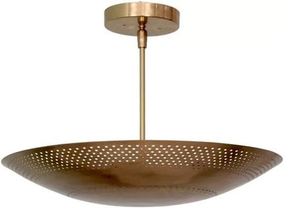 6 Light Perforated Elegant Ceiling Flush mount Light Pendant Mid Century Modern
