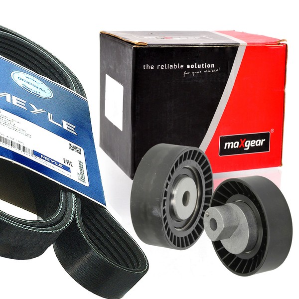 Meyle 6PK1555 Keilrippenriemen + Rolle FüR BMW 3 E36 5 E34 E39 7 E38 Z3-image