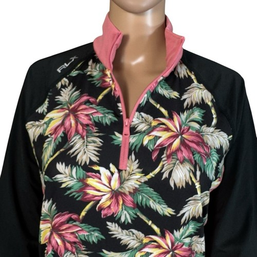 NWT New $148 RLX Ralph Lauren UV Jersey 1/4 Zip Island Bamboo Pullover Size M - Picture 9 of 12