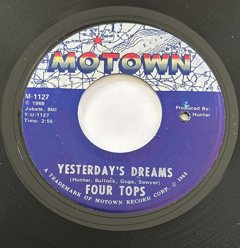 Four Tops - Yesterday's Dreams 7" Soul 45 Motown Northern Soul sehr guter Zustand + - Bild 4 von 6