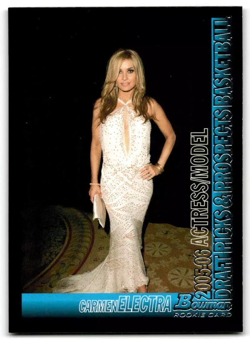 Carmen Electra trading card