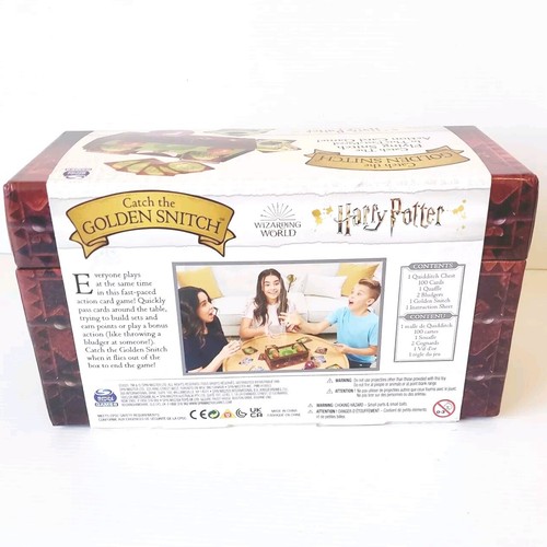 Harry Potter Catch The Golden Snitch A Quidditch Board Game 2-4 Players Ages 8+ - Picture 3 of 7