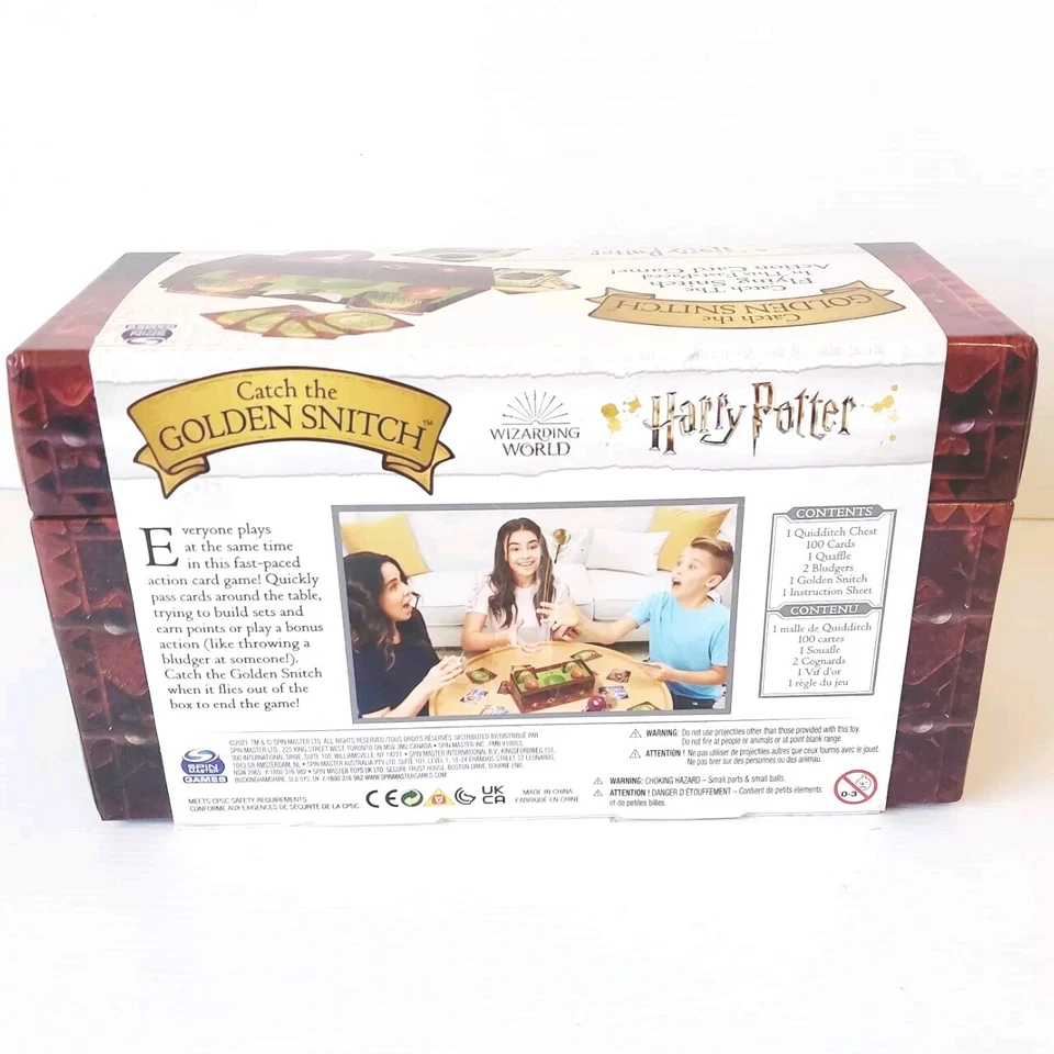 Harry Potter Catch The Golden Snitch A Quidditch Board Game 2-4 Players Ages 8+ - Image 3 of 4