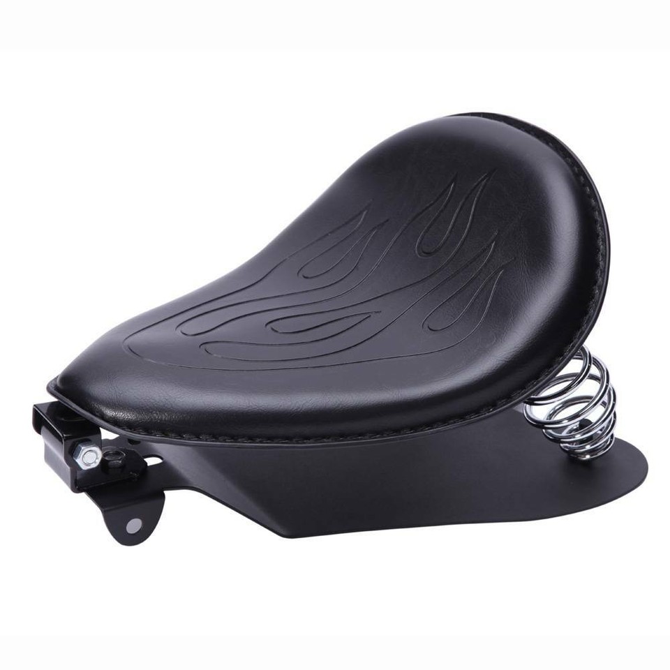 Motorcycle Spring Solo Seat With Base For Harley Springer Softail ...