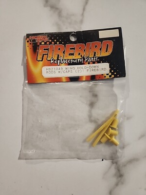 HobbyZone HBZ1049 Firebird XL Wing Hold Down Rods W/ Clamps (2) NEW