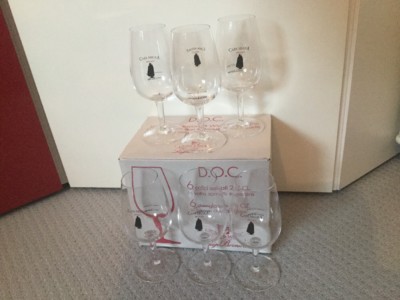 6 Capa Negra Gläser geeicht 2cl und 4cl Brandy