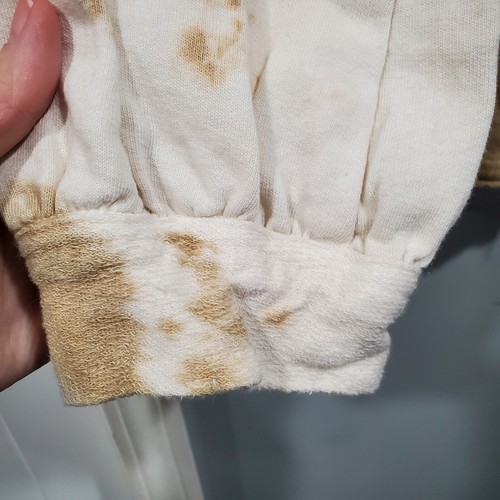 POL Damen Shacket Loose Fit Destructed Hemdjacke creme hellbraun oliv Knopf Gr. L - Bild 17 von 17