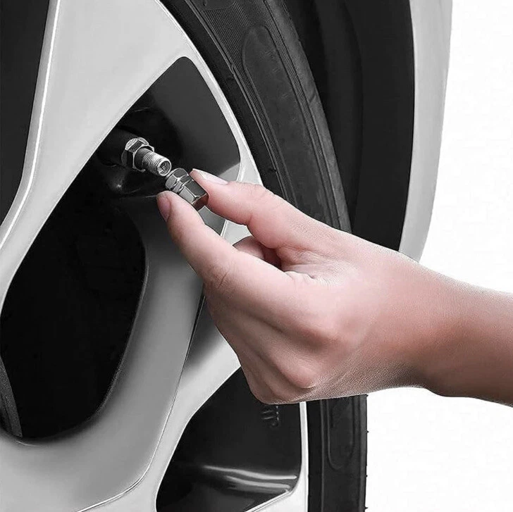 Tapas válvulas neumáticos peugeot 4 piezas Foto 3 de 4