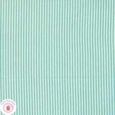 Moda SUNDAY BRUNCH 30757 13 Teal STRIPE Blue Aqua BASIC GREY Quilt Fabric