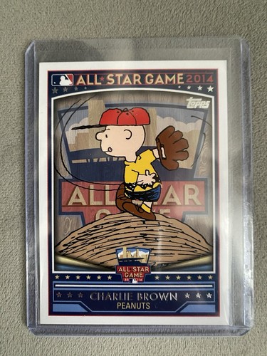 2014 Topps All-Star Game Fanfest Peanuts Charlie Brown baseball card WR-CB - Picture 3 of 3