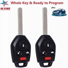2 Remote Key Fob For 2010 2011 2012 2013 2014 Subaru Legacy Outback 4-button