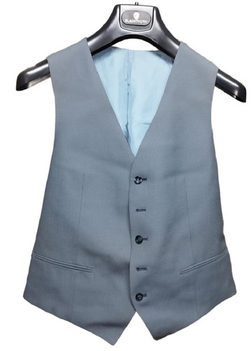 Gilet Panciotto Tessuto Wool Man Vest Lana Classico pret-a-porter Made in Italy - Picture 36 of 46