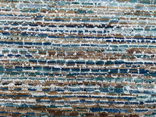 10x14 BLUE GREEN RUG MODERN OUSHAK designer teal aqua big new HANDWOVEN HANDMADE - Picture 9 of 14