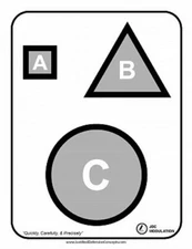 JDC Modulation Target to go Quickly, Carefully, Precisely (50) 8.5" x 11"