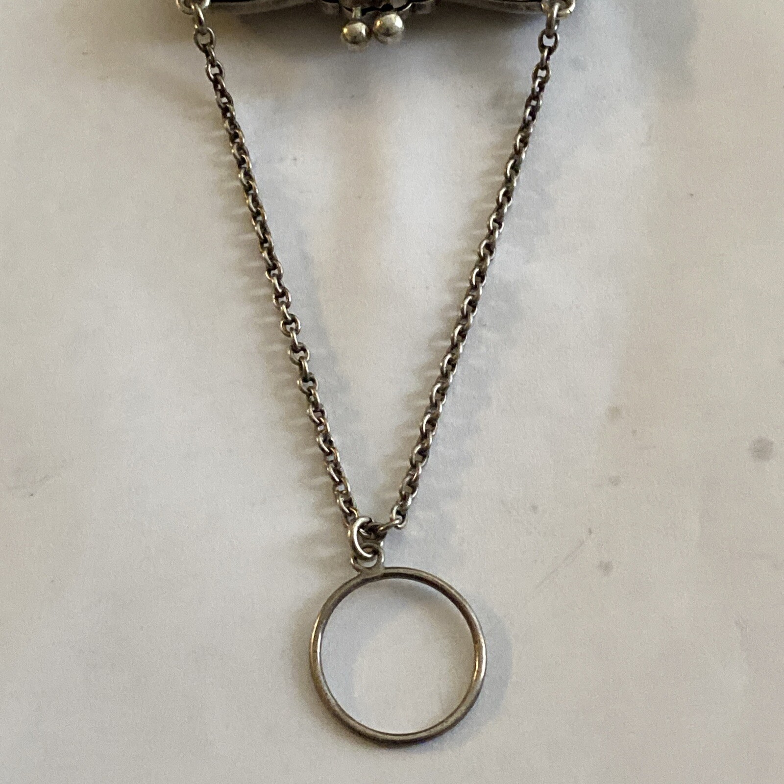 Antique Solid German Sterling Silver Detailed Cra… - image 11