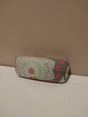 Vera Bradley Eyeglasses Case Design Cloth Exterior Clamshell Preowned
