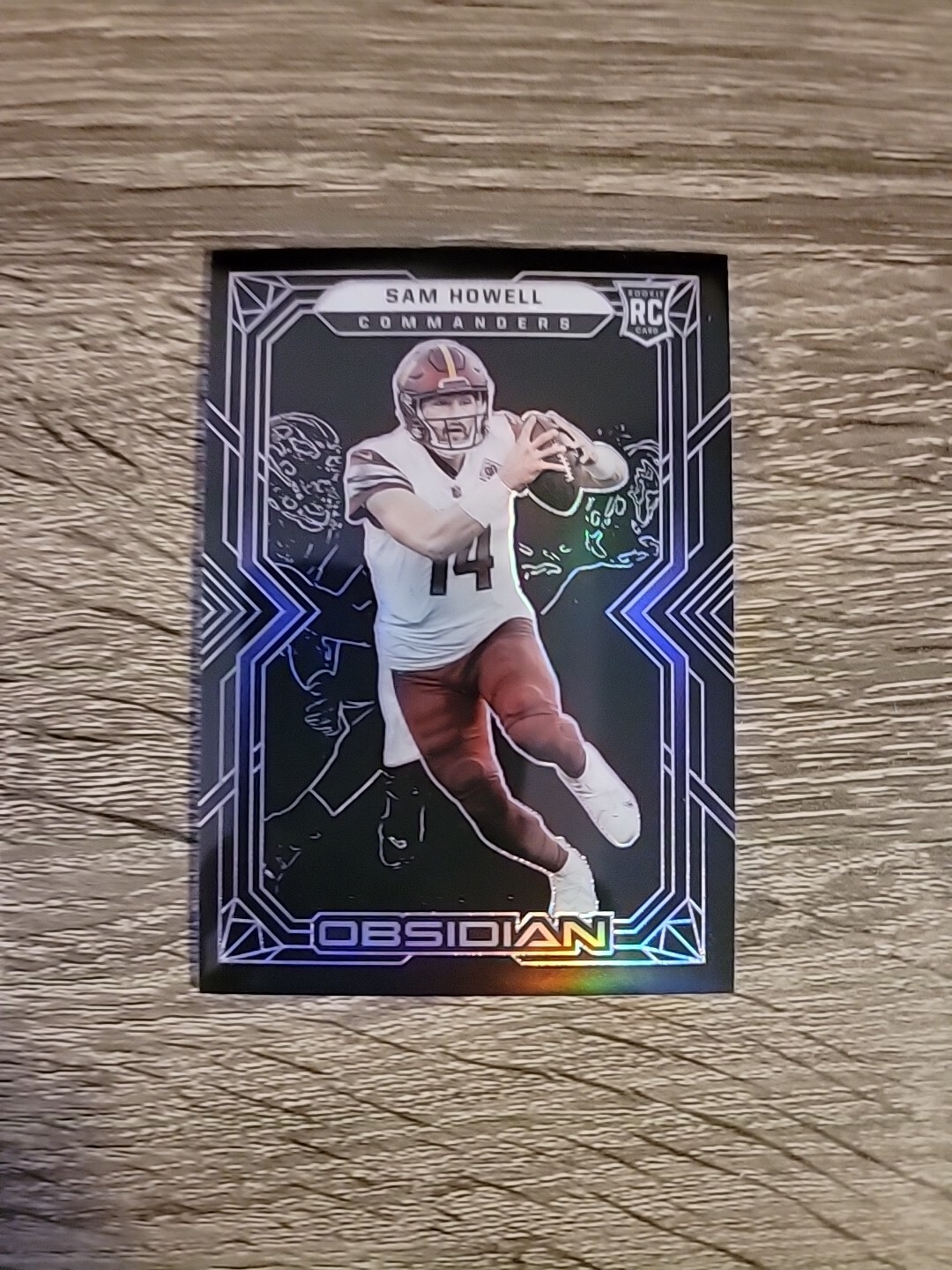 2022 Panini Obsidian Electric Etch Purple /100 Sam Howell #106 Rookie RC