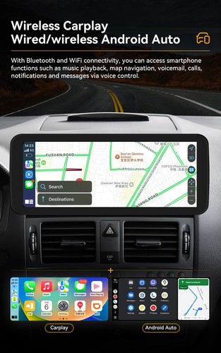 10.25" Upgrade Android 13 Carplay Car Radio For Mercedes Benz C Class W204 S204 - Picture 9 of 17