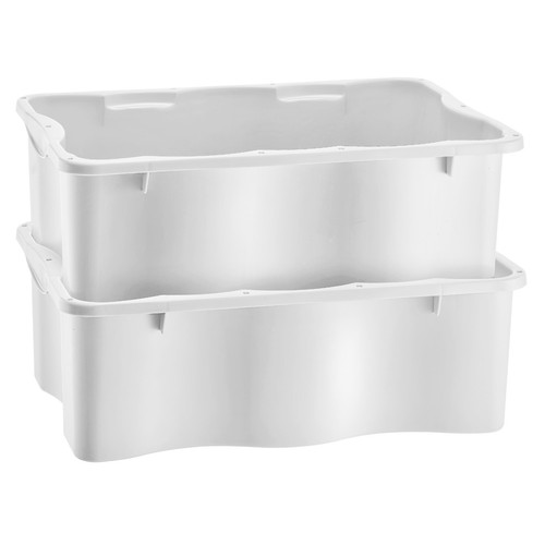 Aufbewahrungsbox 35 L Multibox Deckel Kunststoffbox Stapelbox Lagerkiste - Bild 5 von 24