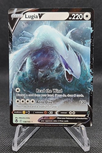 Pokémon TCG Lugia V Silver Tempest 138/195 Holo Ultra Rare Near Mint NM