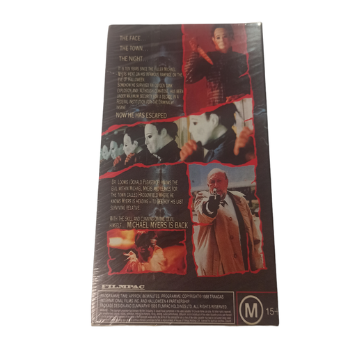 Halloween 4 Return of Michael Myers Horror VHS 1988 Unedited Version Filmpac - Picture 23 of 24