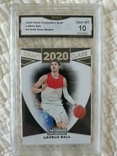2020 Panini Contenders Draft Picks Class Lamelo Ball #4 Rookie GMA 10 Gem Mint!!