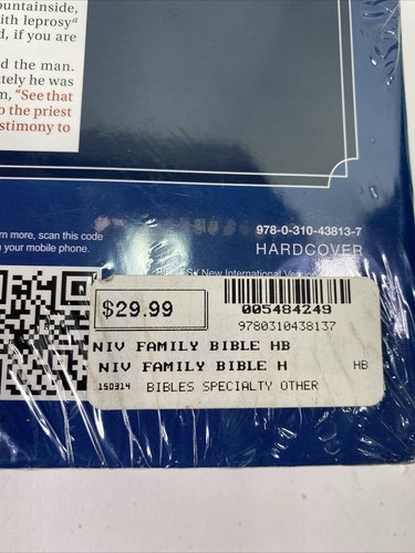 NIV Family Bible, Hardcover, Red Letter by Zondervan Staff *NEW & SEALED* - Picture 4 of 7