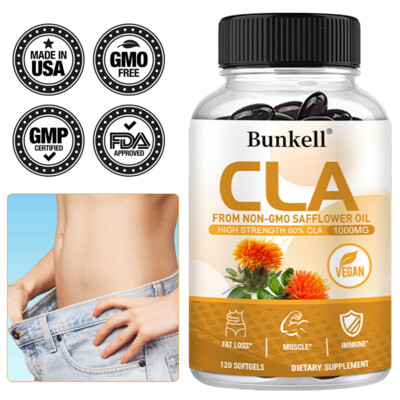 CLA 1000mg Max Potency CLA Distelöl Gewichtsergänzung Immununterstützung
