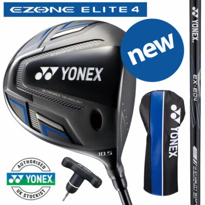 Yonex Ezone Elite 4.0 Herren Golf Driver - NEU! 2023 (inkl. H/Abdeckung + Werkzeug)